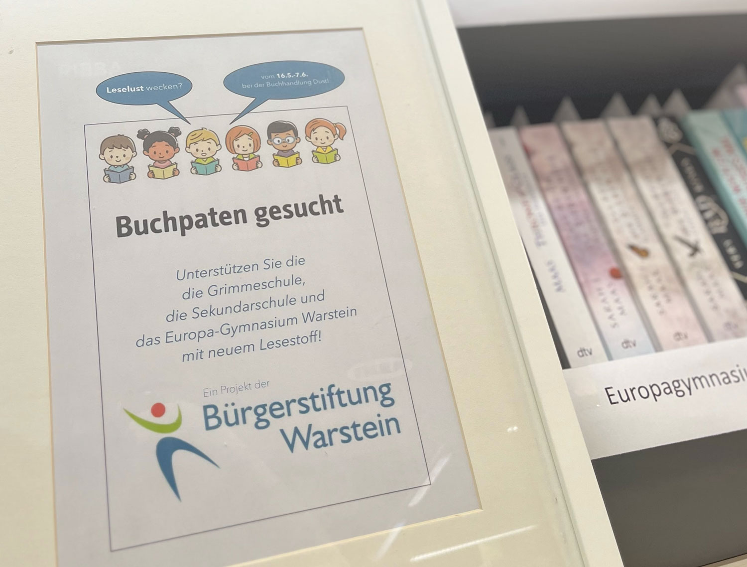 Buchpaten gesucht